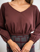 Cotton Amaya Crop Long Sleeve