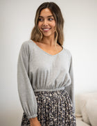 Cotton Amaya Crop Long Sleeve