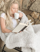 ANGEL PLUSH BLANKET | BIG - SILVER CLOUD