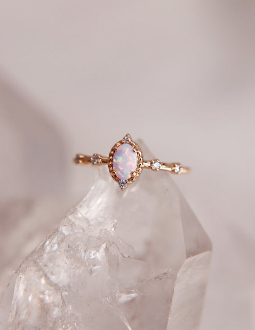 Aurora Opal Oval Ring