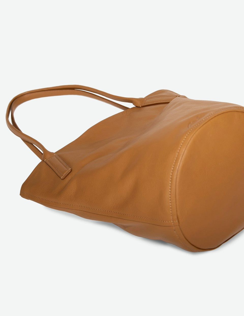 Caramel Waverly Bucket Tote