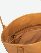 Caramel Waverly Bucket Tote