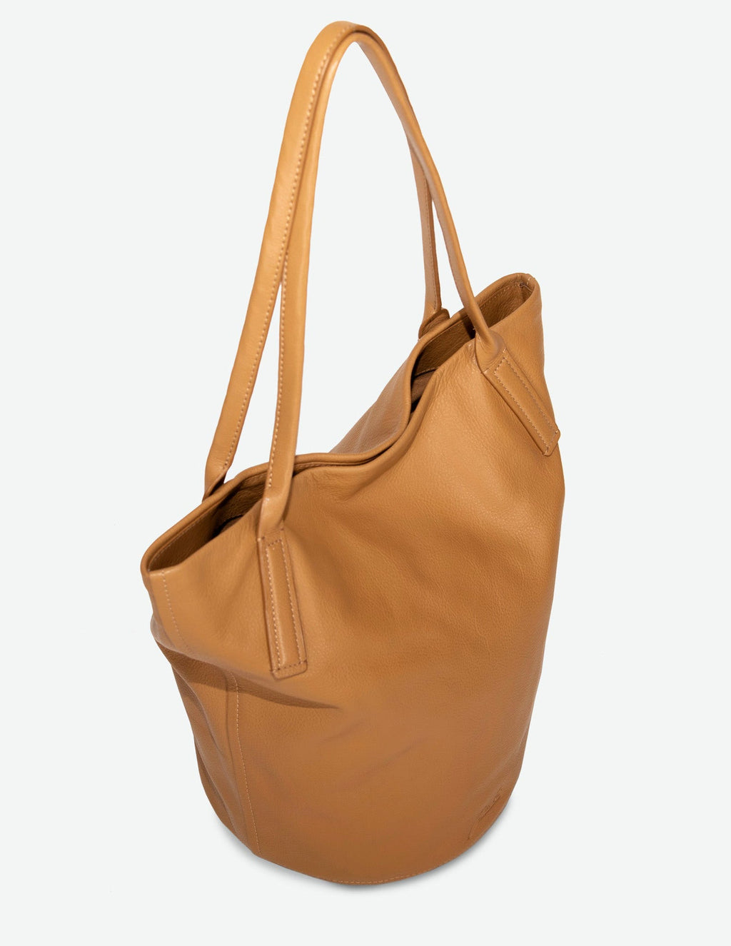 Caramel Waverly Bucket Tote