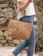 Carry-All Handwoven Tote - Almond