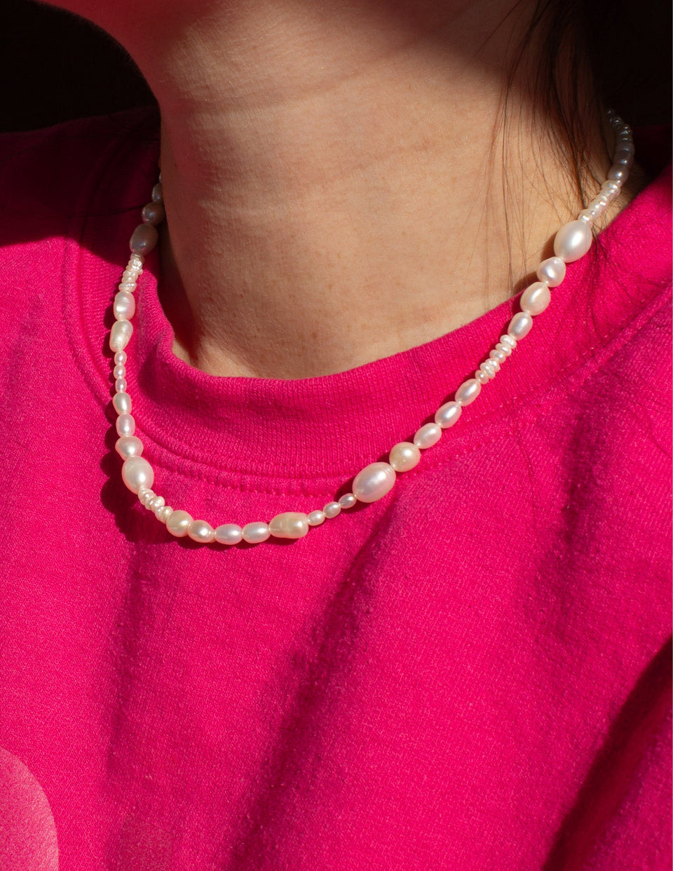 Cascade Pearl Necklace