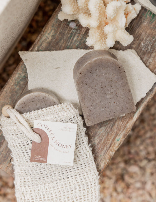Coffee & Honey Handcrafted Bar Soap