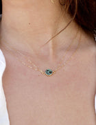 Double Chain Abalone Necklace
