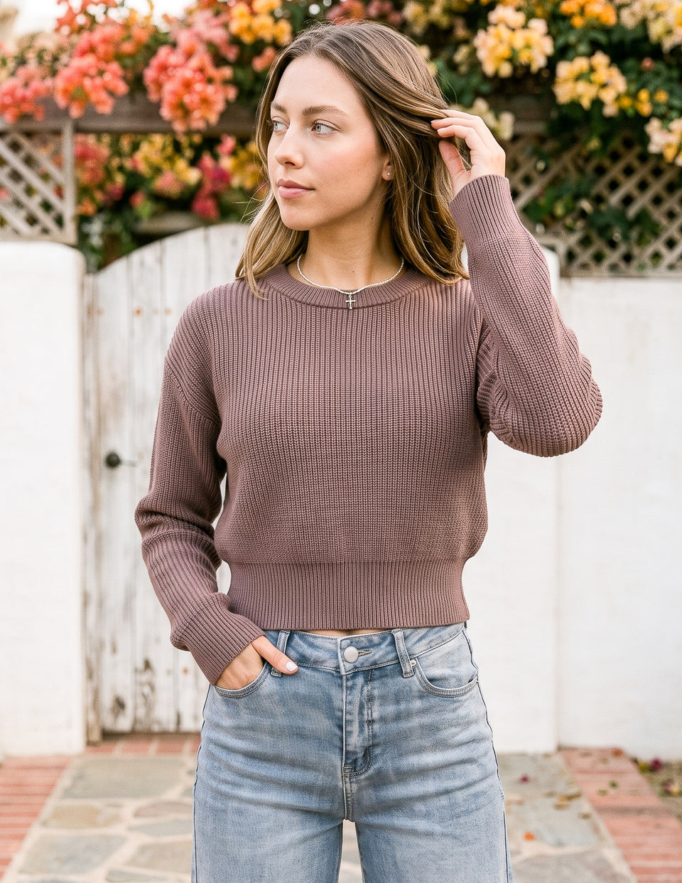 Emmie Crop Sweater