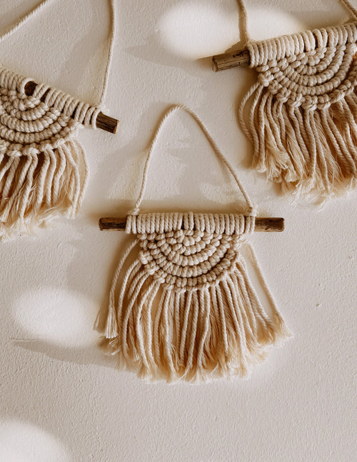 Iris Small Macrame Wall Hanging