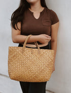 Isla Woven Handbag