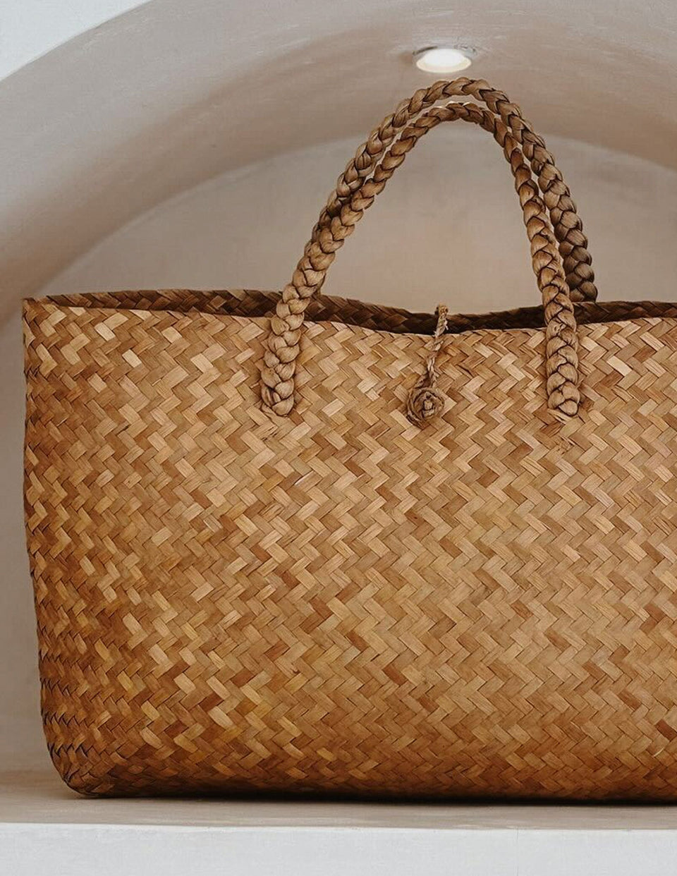 Isla Woven Handbag