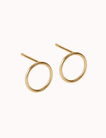 View Large Circle Stud Earrings