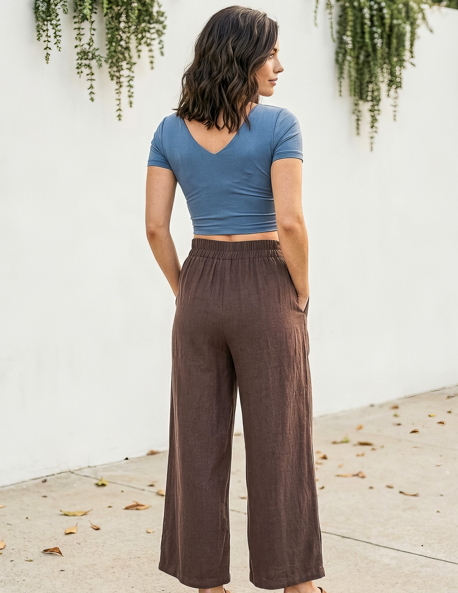 Linen Alessia Cropped Pant – Sozy