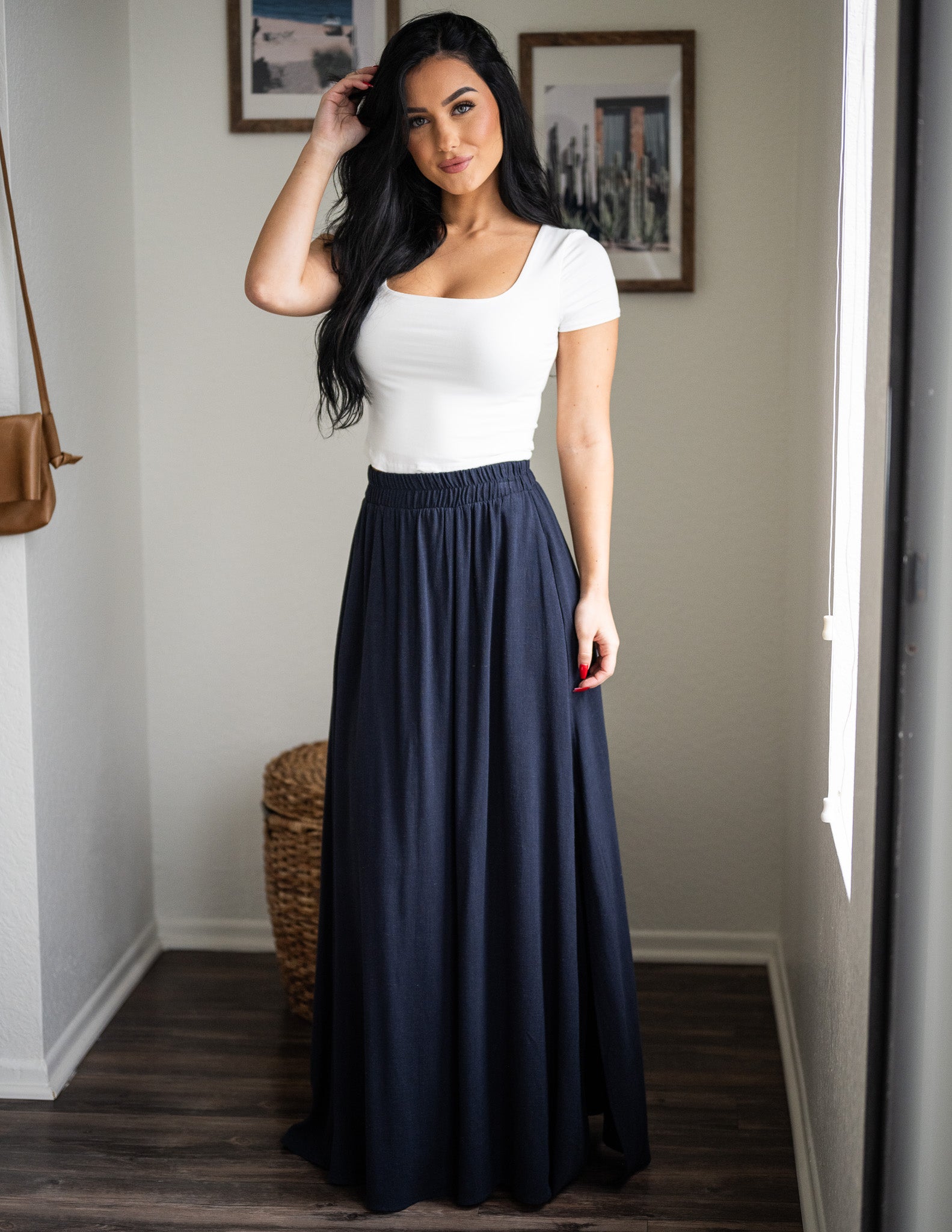 Linen Haven Maxi Skirt – Sozy