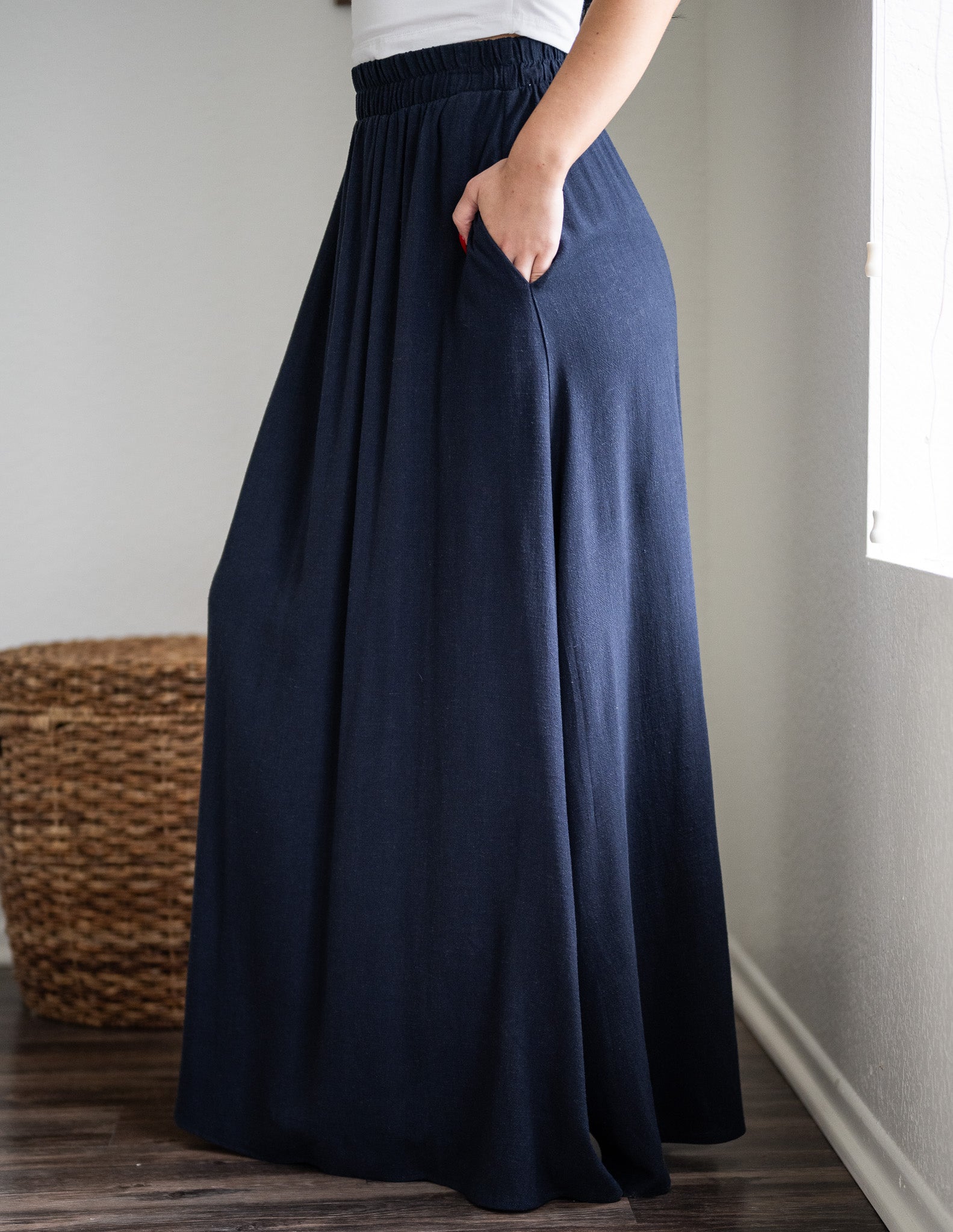 Linen Haven Maxi Skirt – Sozy