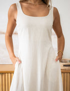 Linen Miranda Midi Dress
