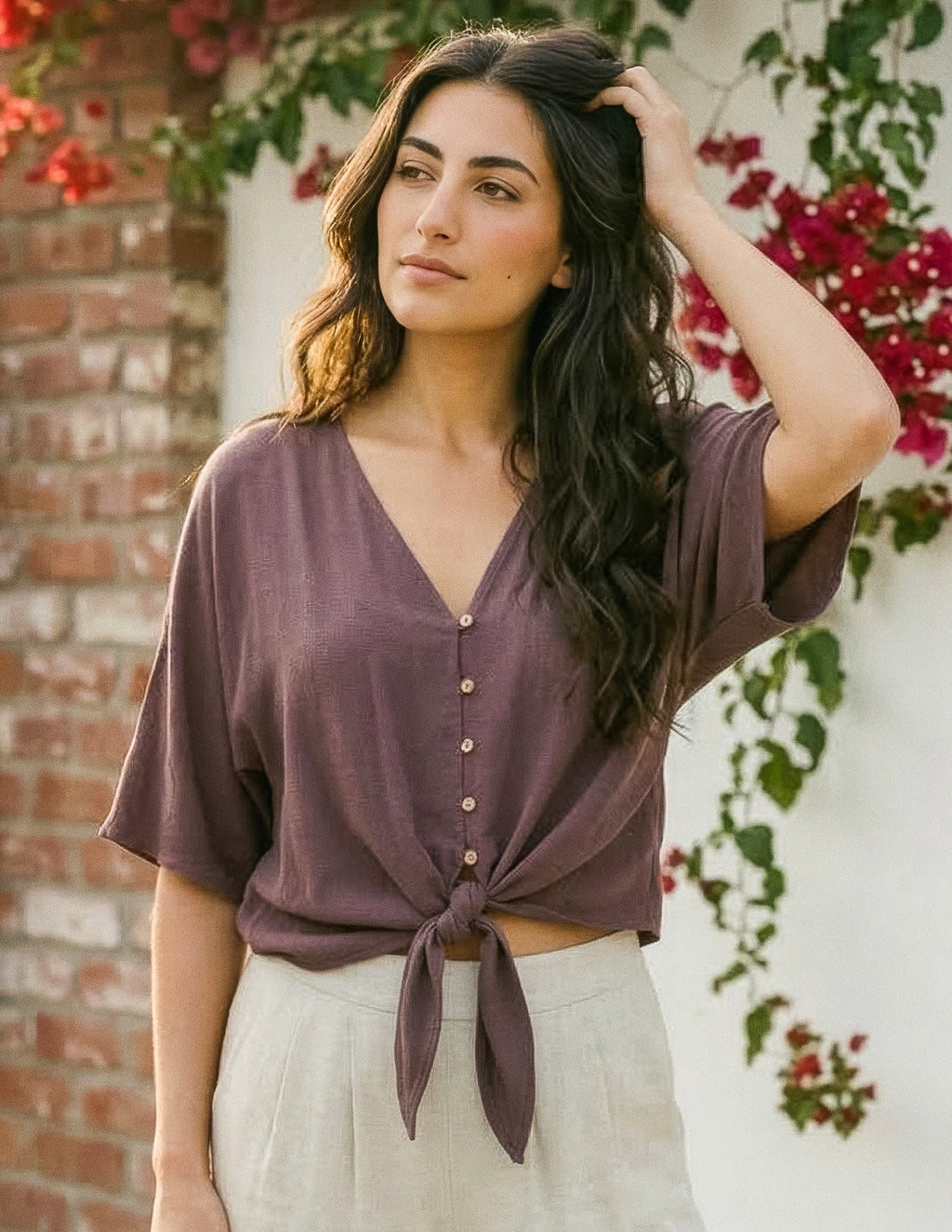 Linen Sierra Top