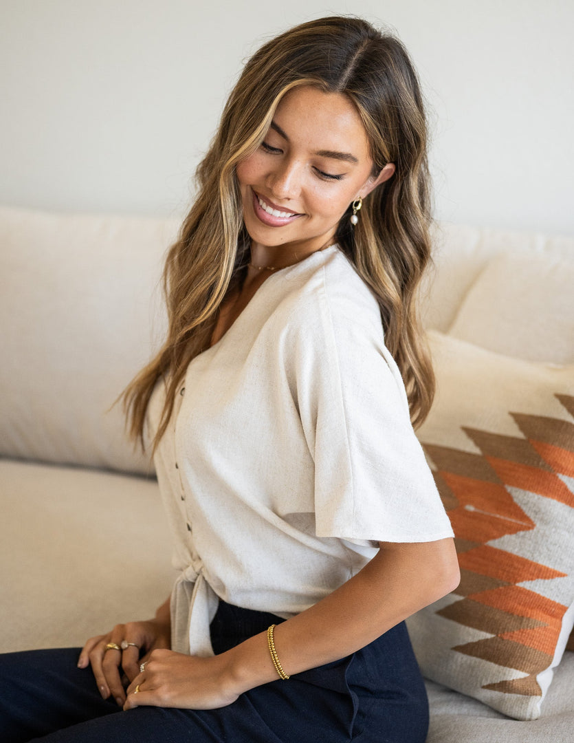 Linen Sierra Top – Sozy