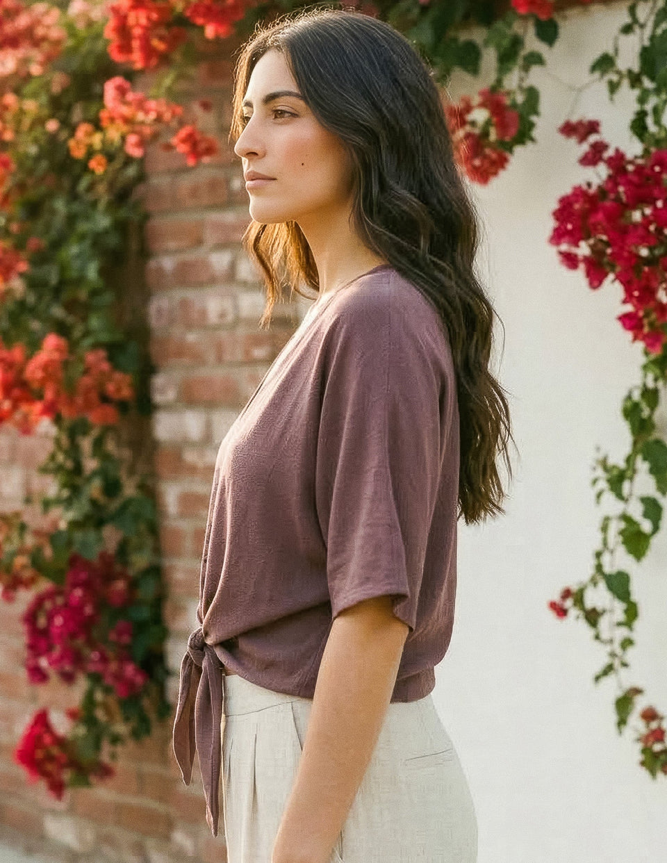 Linen Sierra Top