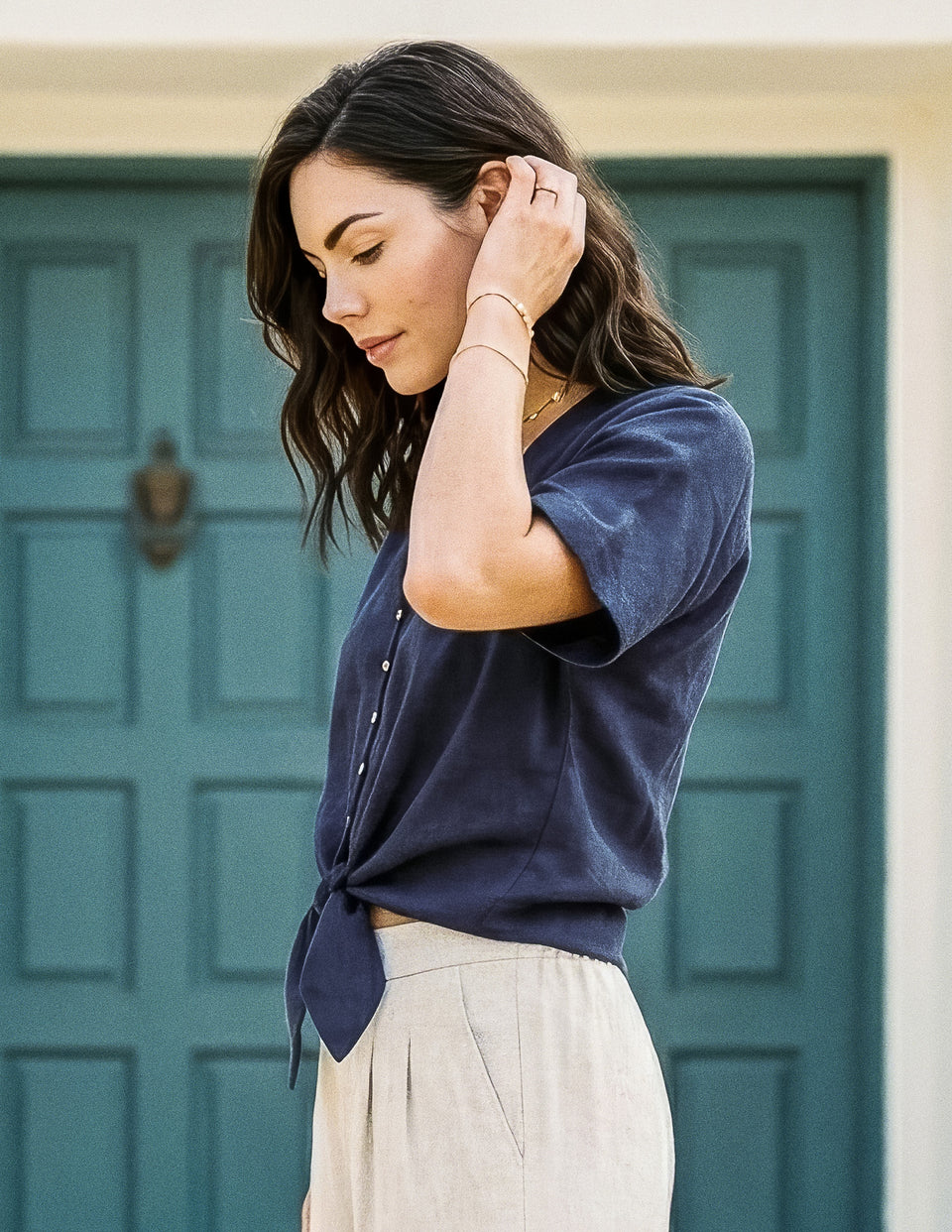 Linen Sierra Top