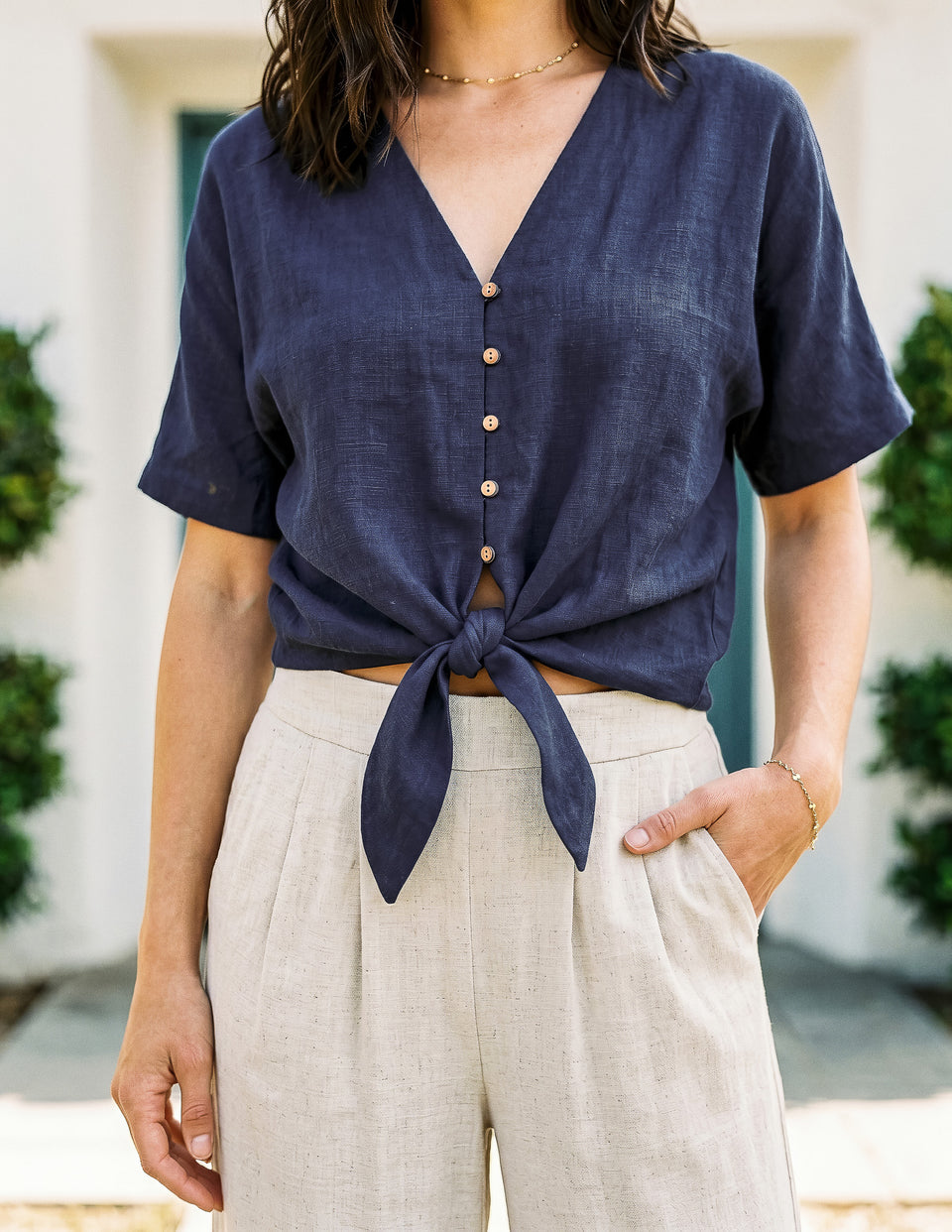 Linen Sierra Top