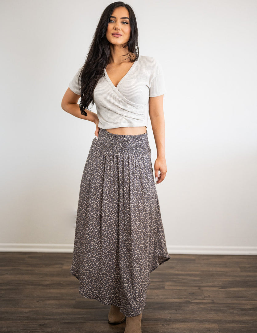 wonnyribbon mia skirt Sサイズ　ベージュ mia-midi-skirt-bottoms-