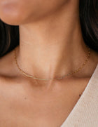 Modern Paperclip Chain Necklace