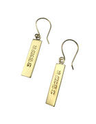 Peace Bar Earrings