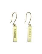 Peace Bar Earrings