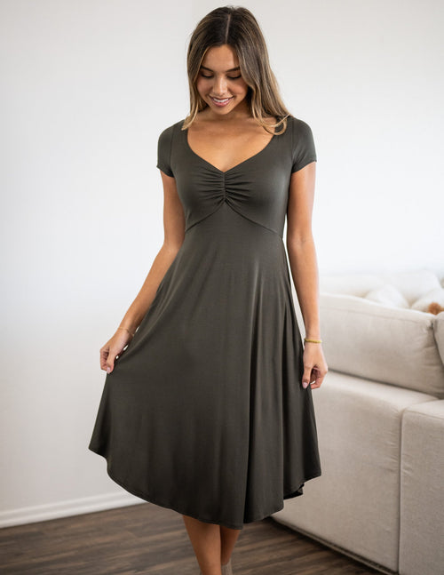 Sarah Pocket Short Sleeve Dress