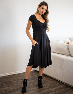 Sarah Pocket Short Sleeve Dress