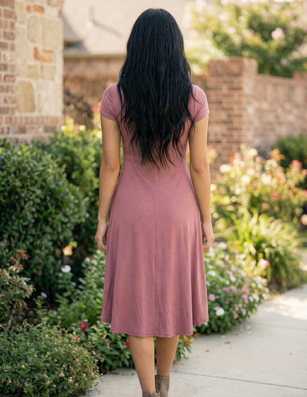 Sarah Pocket Short Sleeve Dress