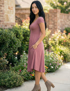 Sarah Pocket Short Sleeve Dress