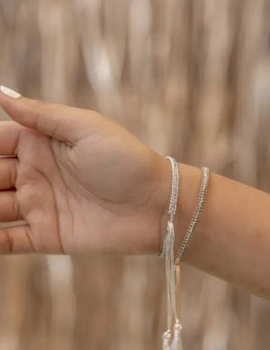 Silver Tassel Bracelets