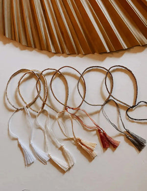 Silver Tassel Bracelets