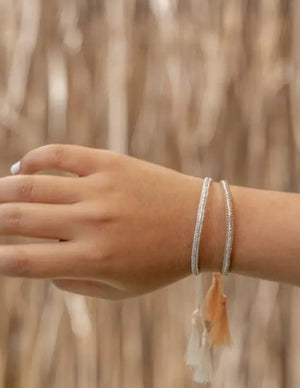 Silver Tassel Bracelets