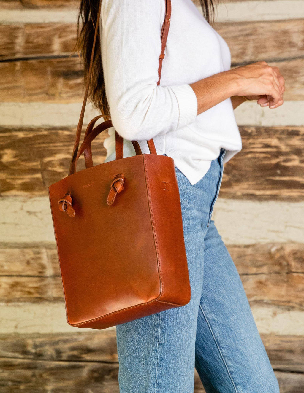 Simone Convertible Shopper - Rosewood