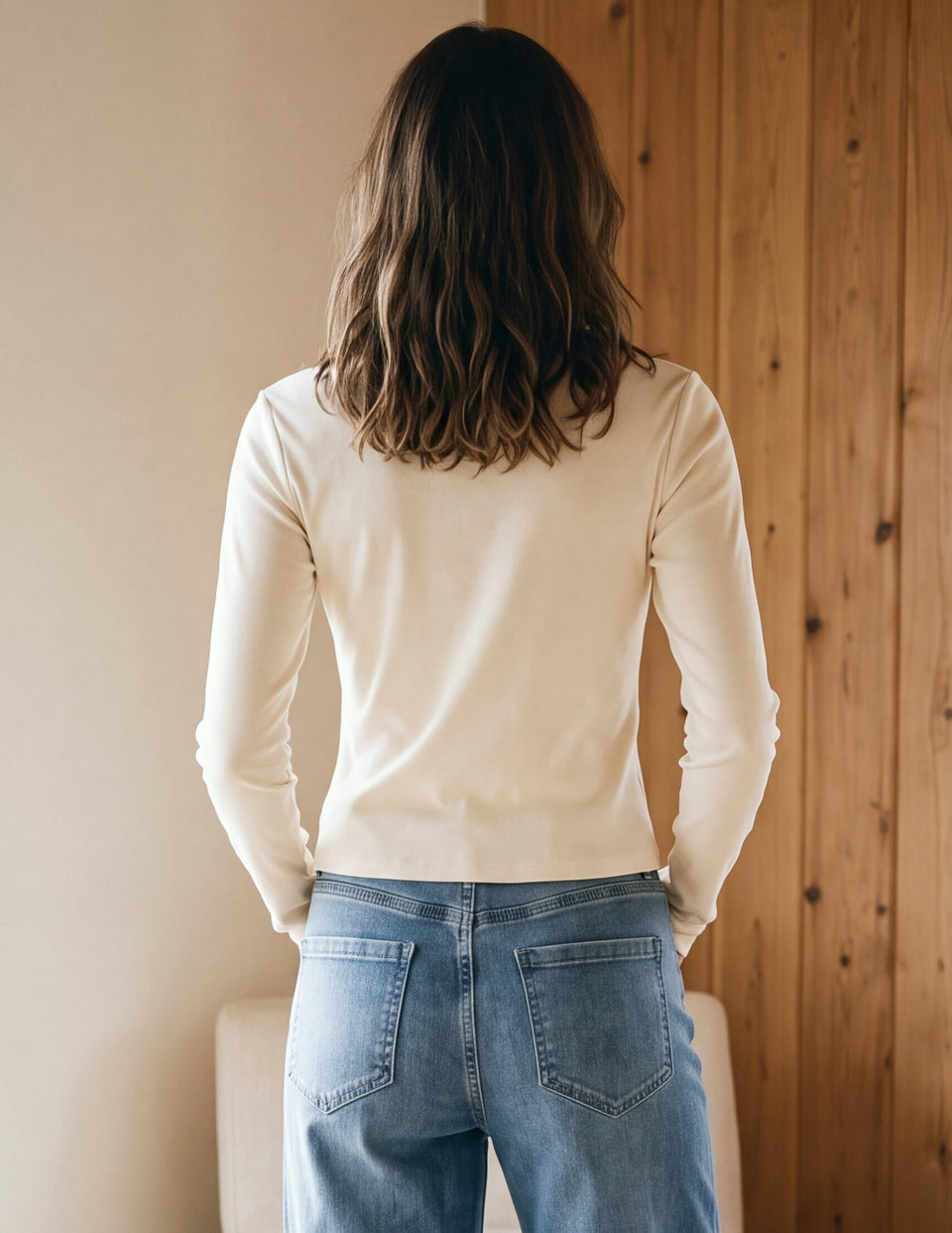 Cotton Naya Button Long Sleeve