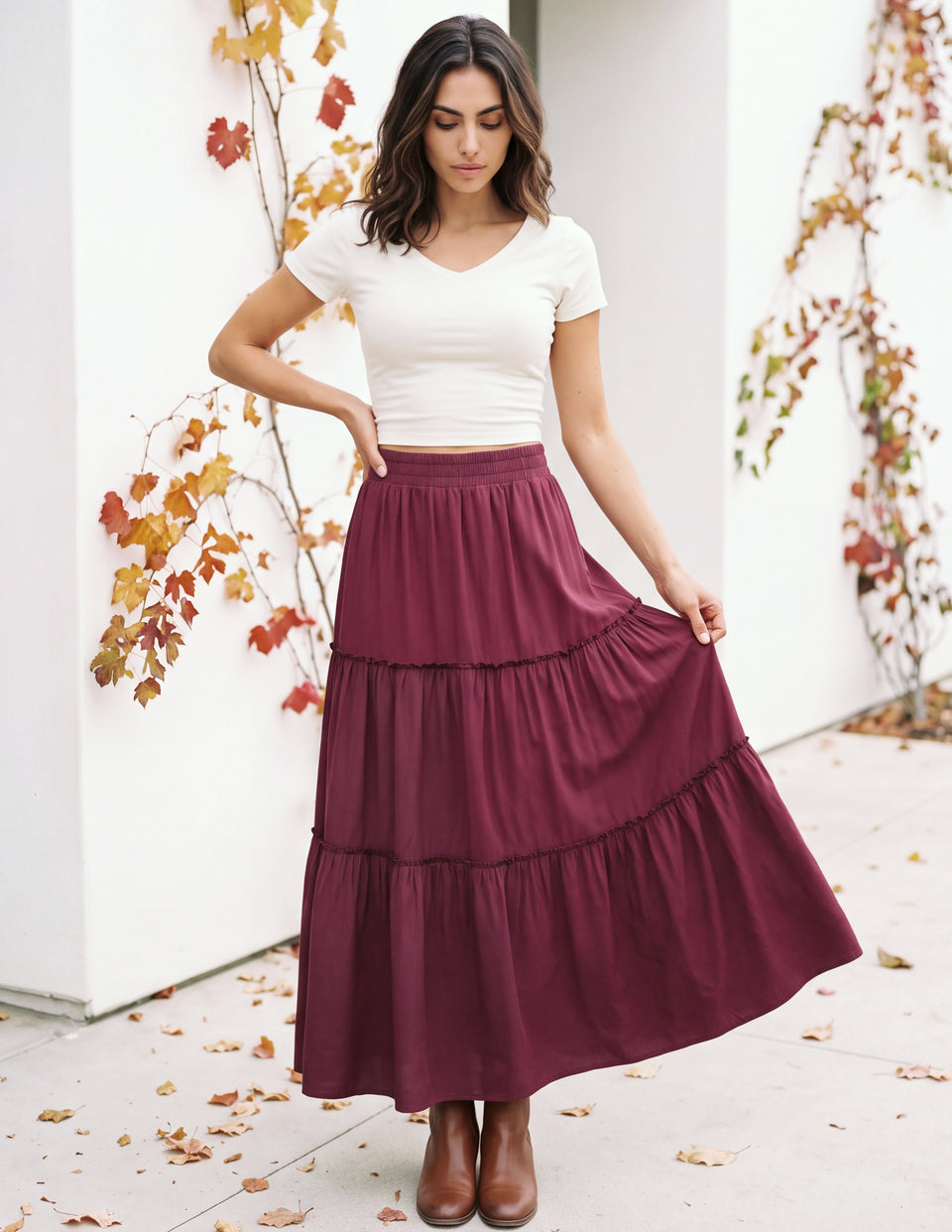 Tencel Florence Maxi Skirt