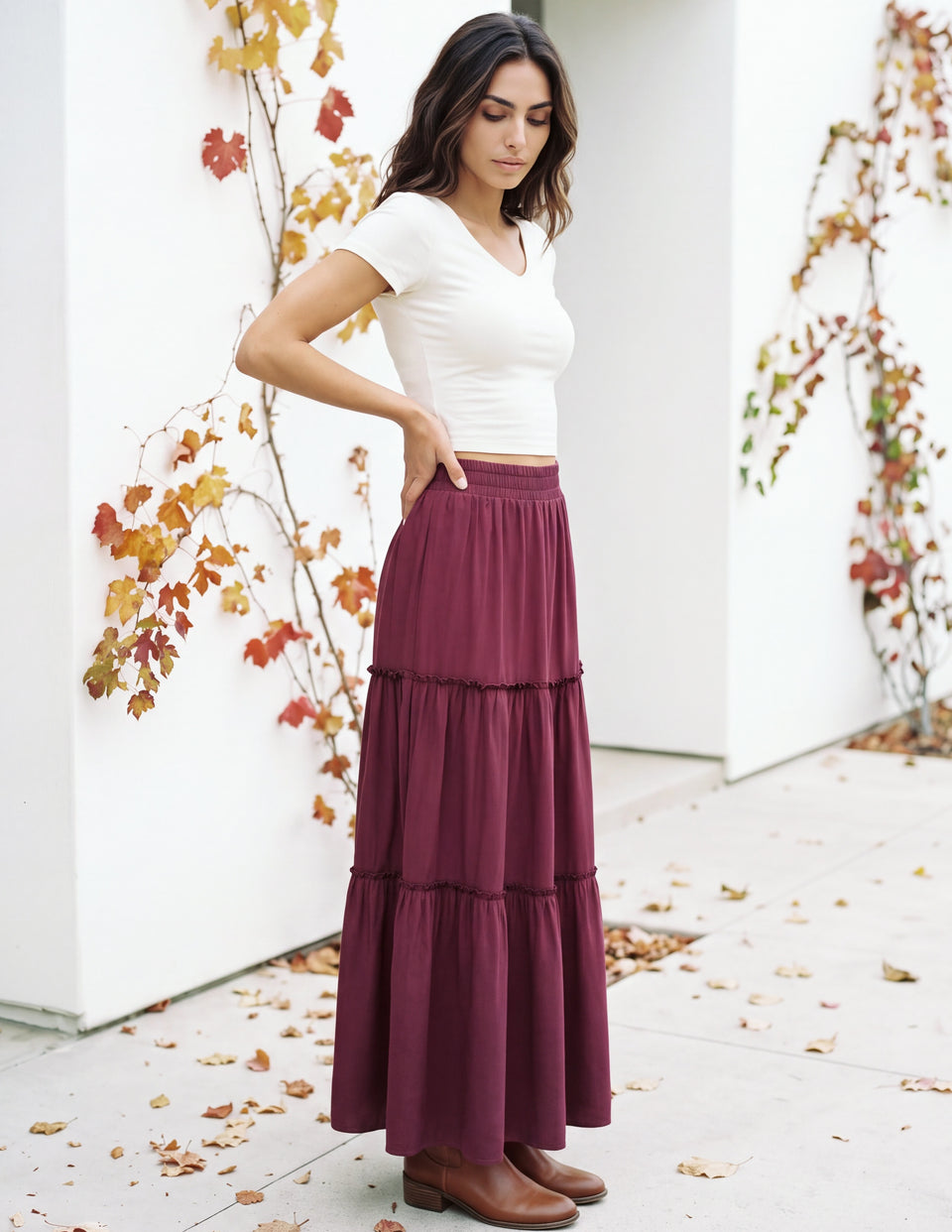 Tencel Florence Maxi Skirt