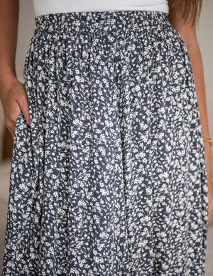 Tencel Aster Midi Skirt