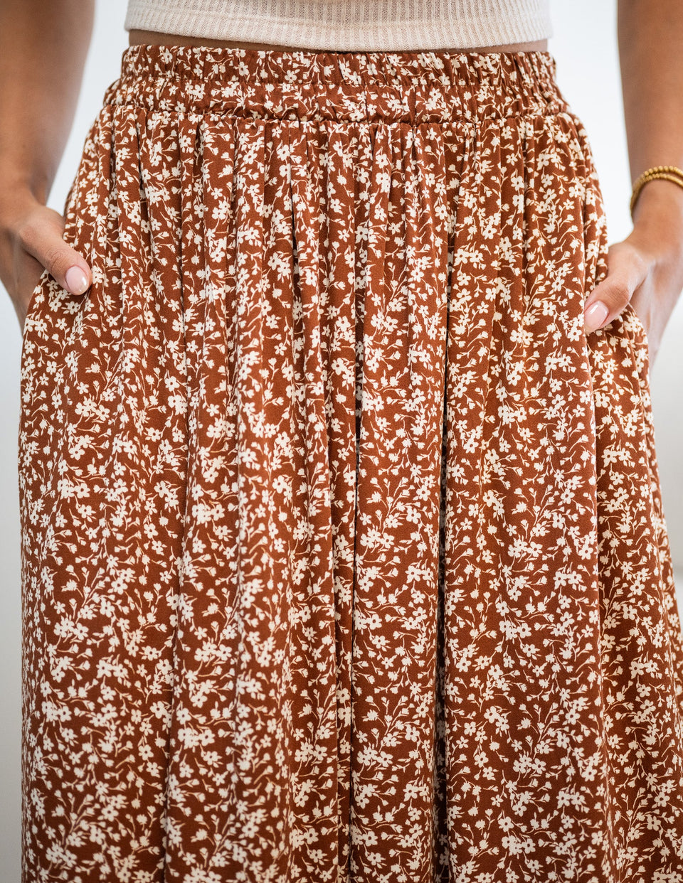 Tencel Aster Midi Skirt