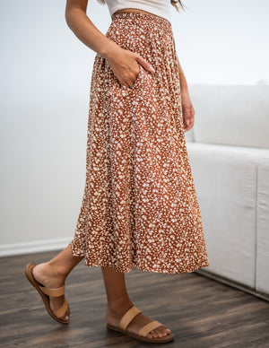 Tencel Aster Midi Skirt