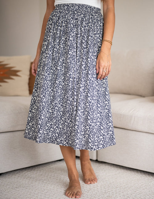 Tencel Aster Midi Skirt