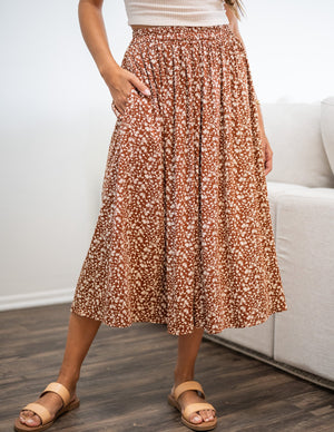 Tencel Aster Midi Skirt