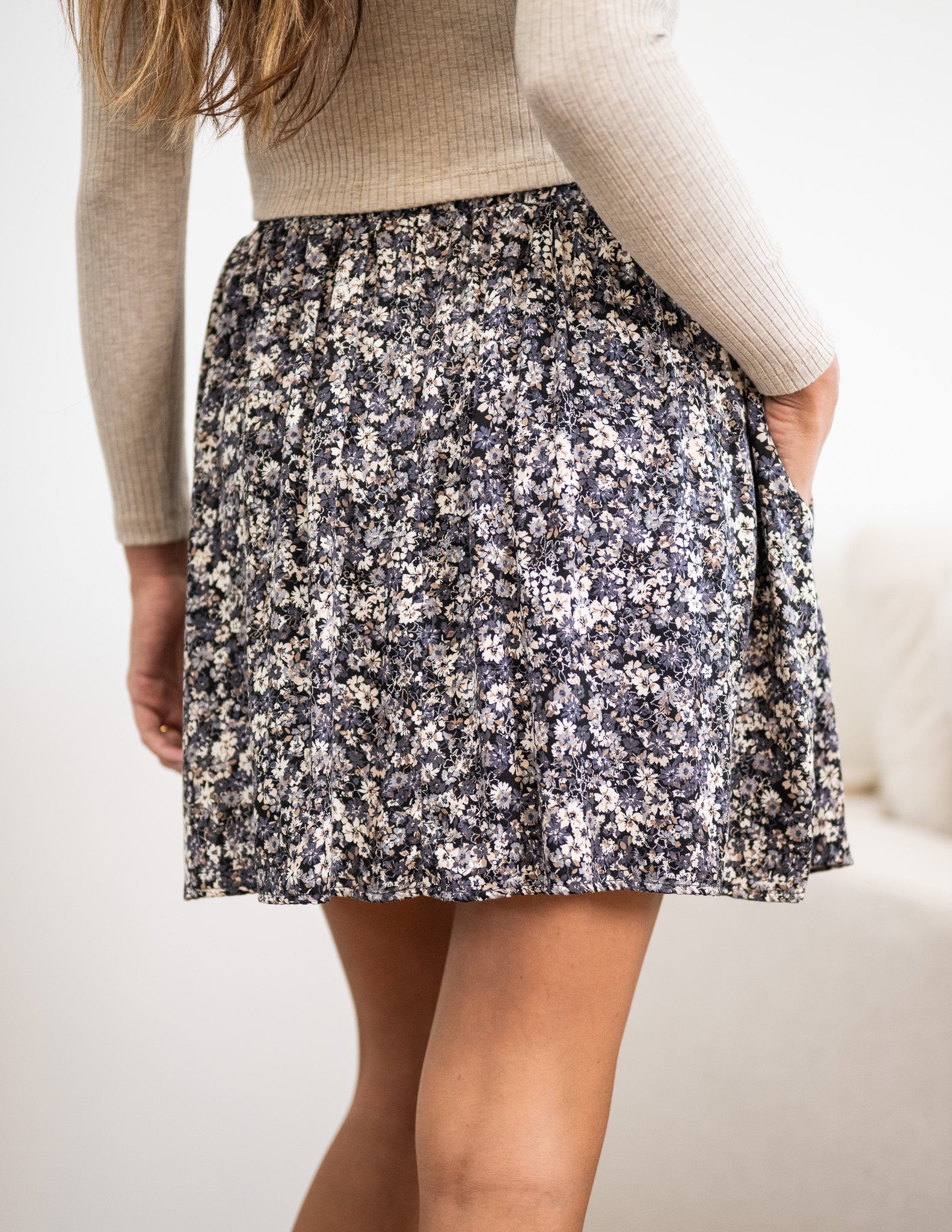 Tencel Aster Mini Skirt – Sozy