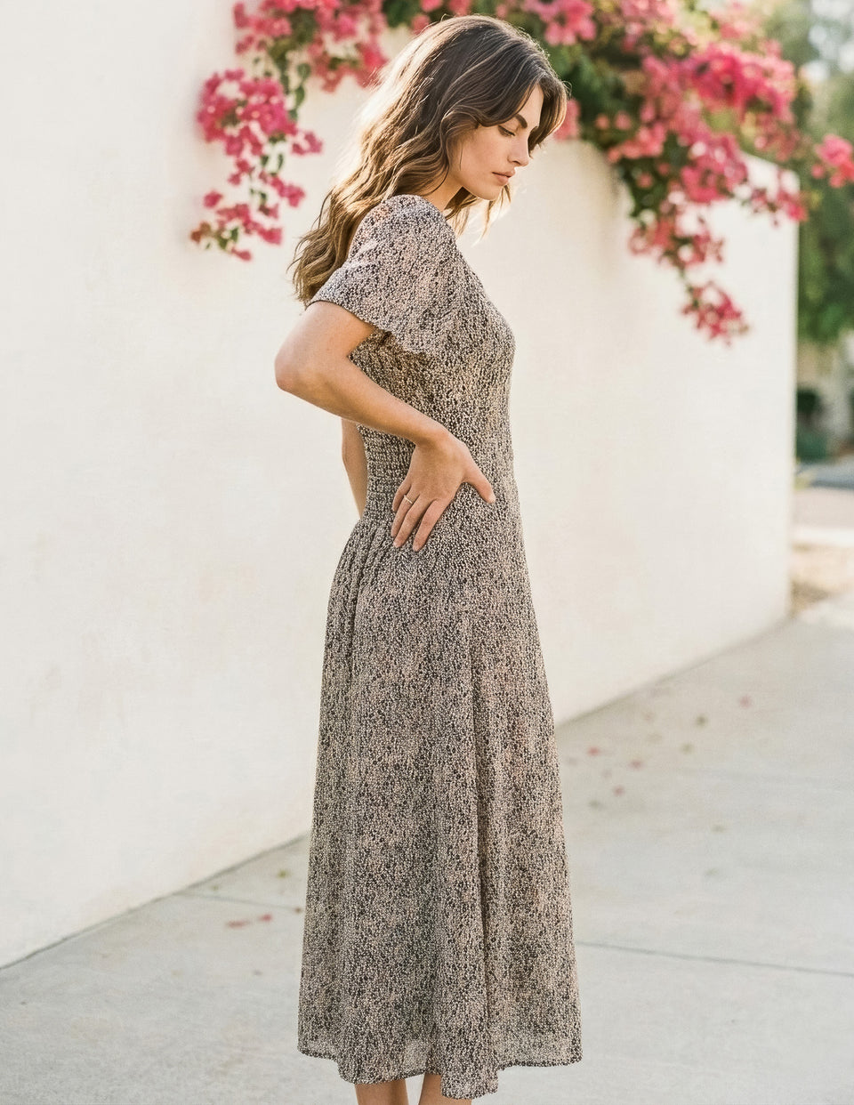 erica cotton midi dress Erica Cotton Midi Dress
