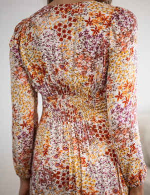 Tencel Gabrielle Long Sleeve Mini Dress