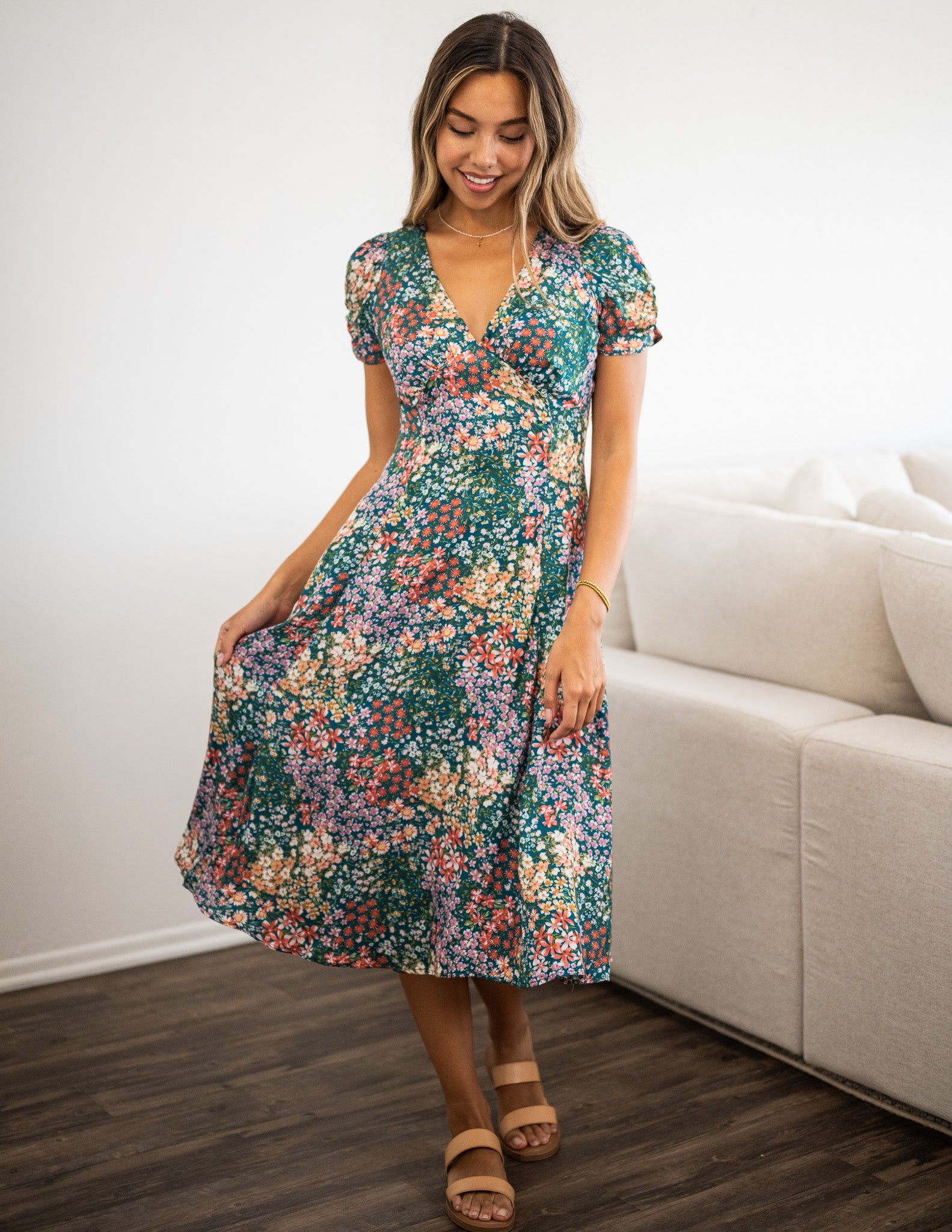Tencel Gabrielle Midi Dress – Sozy