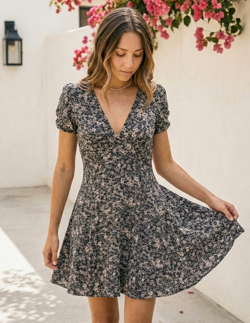 Tencel Gabrielle Mini Dress